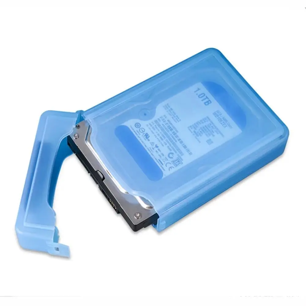 Shockproof External Hard Drive Storage Case - Durable Plastic Protection