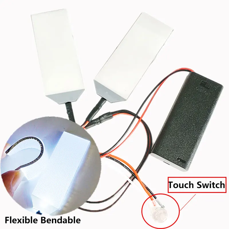 

Cosplay DIY Led Light Eyes Kits Flexible Bendable Touch Switch Eye Light Halloween Helmet Mask Eye Light Accessories Props New