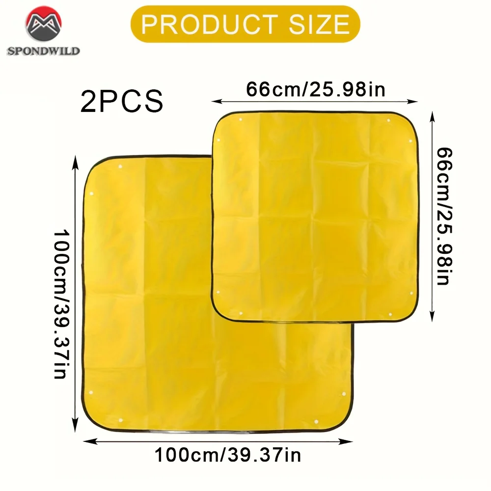 Foldable Waterproof Planting Mat Set - Reusable Gardening and Potting Pad