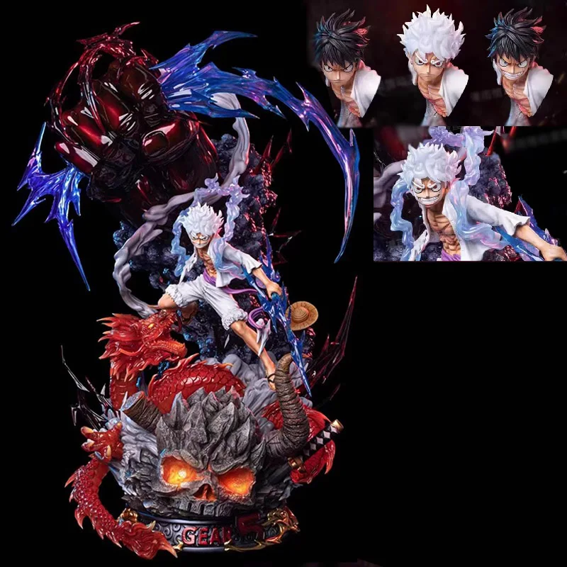 

33 см цельный кусок XS солнце бог Ника фигурка Luffy Vs Kaido экшн-фигурка GK Обезьяна D Луффи статуя 4 головы Аниме ПВХ коллекционные игрушки