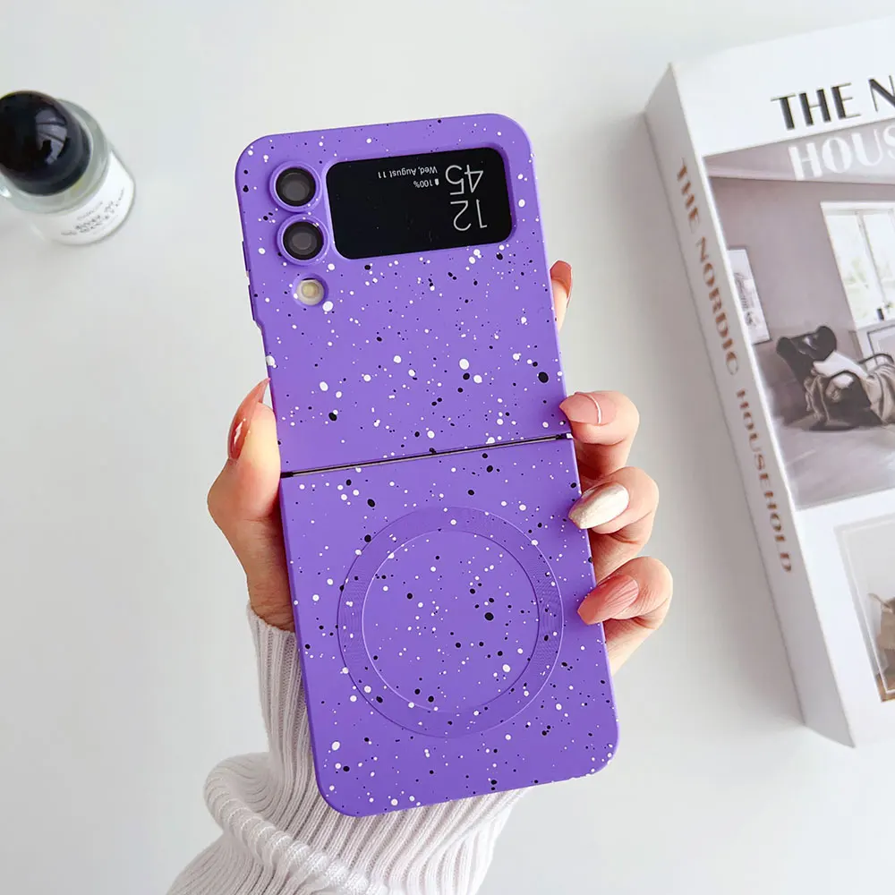 Magnetic Wireless Charging Soft Matte Star Cover Case