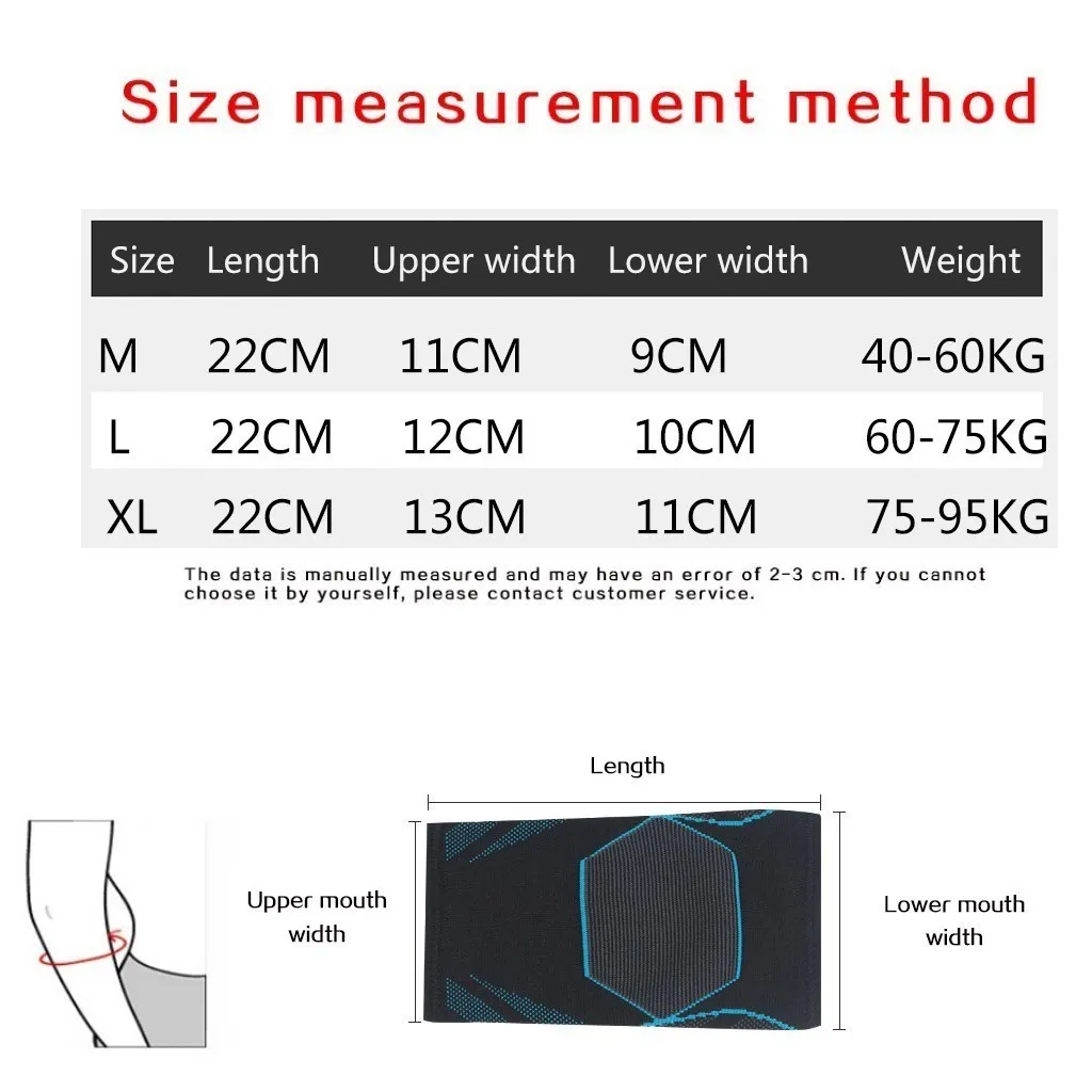 WOSWEIR-2 PCS Compression Elbow Support Pads Elastic Brace for Men Women Basketball Volleyball Fitness Protector Arm Sleeves