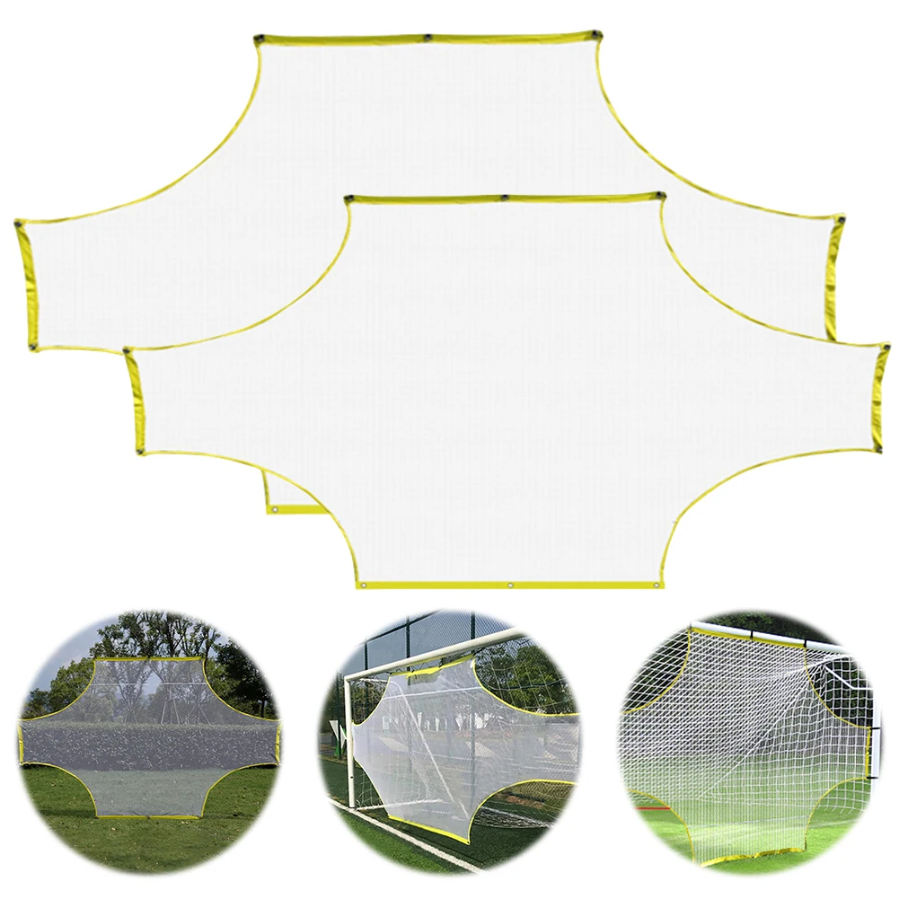 Goalshot Soccer Goal Target Training Aid 5/7 Person Goalkeeper Football Goal Net Soccer Field Net for Scoring and Finishing soccer goal net