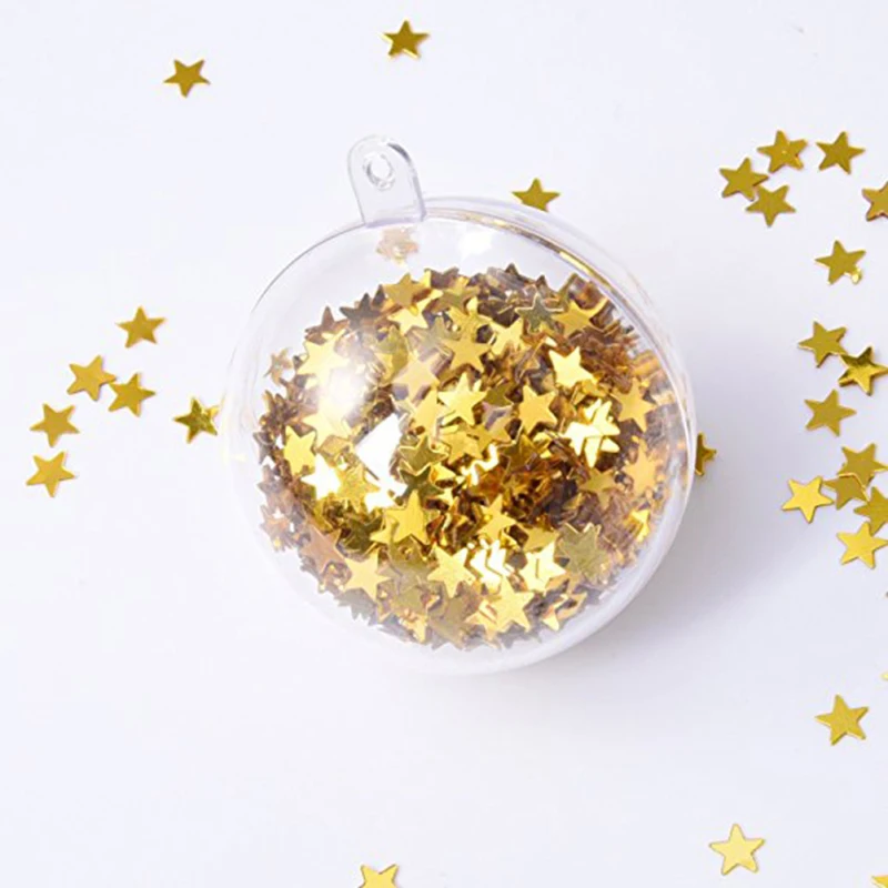 6000 stücke 6mm Stern Konfetti Glitter Metallic Folie Sterne Tisch Konfetti für Party Hochzeit Festival Dekorationen DIY Handwerk (golden) – Detail 3