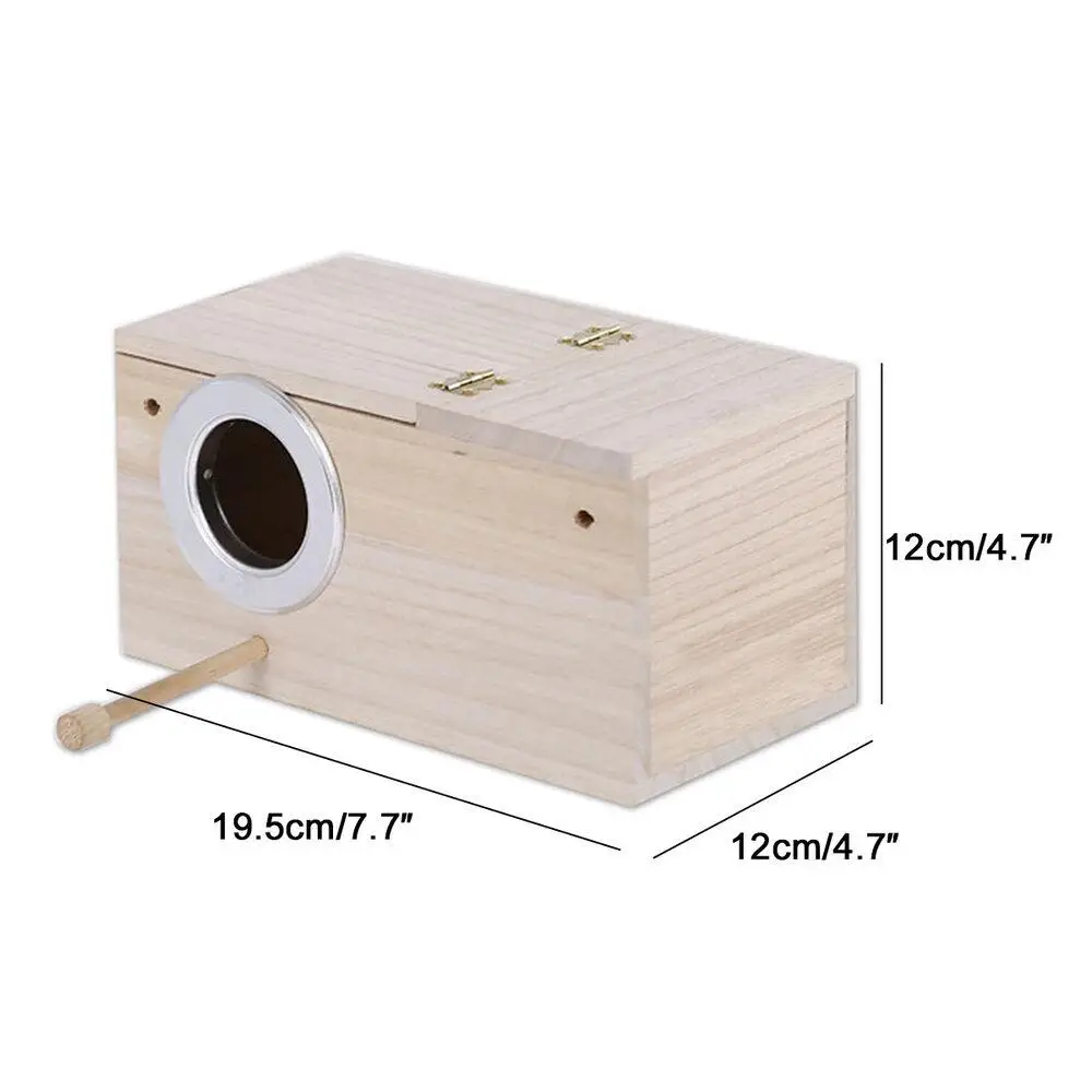 Bird House New Wooden Budgie Security Bird Breeding Box Nesting House Bird supplies Cage Nest