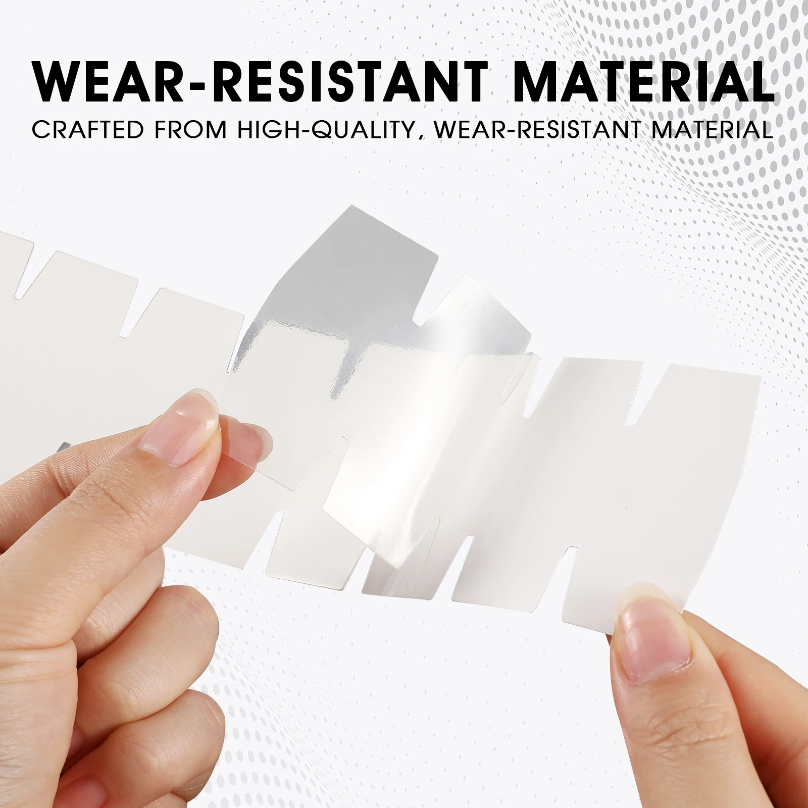 Transparent Padel Racket Protection Tape Pack of 1/2/6 Edge Protector Durable,Easy to Replace Transparent Padel Frame Protector
