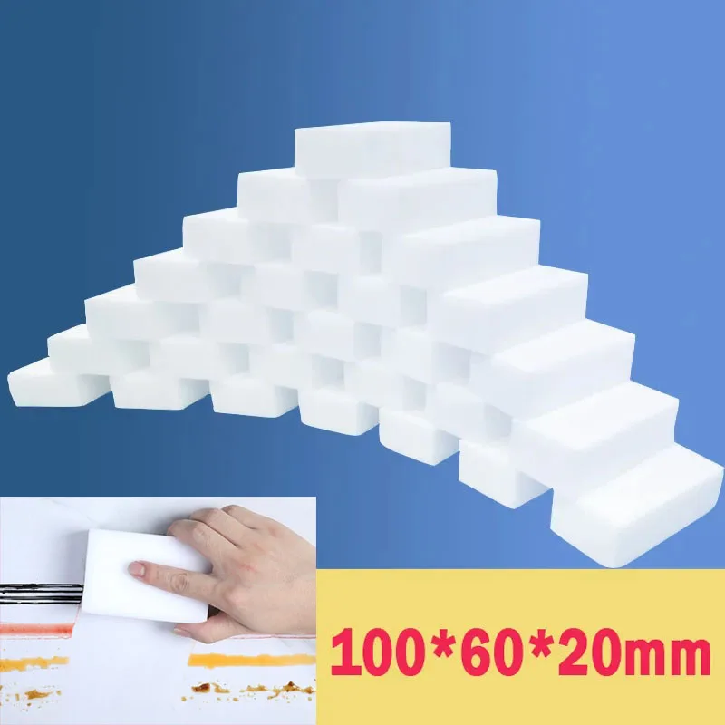 Melamine Sponge 100*60*20mm Magic Eraser Cleaner for Kitchen Bathroom Cleaning Tools