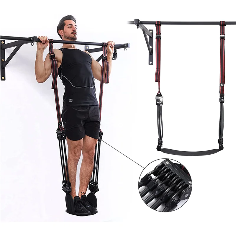 Heavy Duty Pull Up Assistance Bands Pullup Assist Bands with Feet Knee