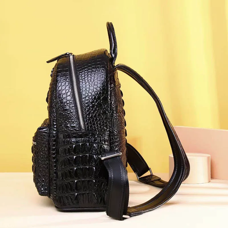 Luxury Women's Backpack Crocodile Backpack 2025 Fashion