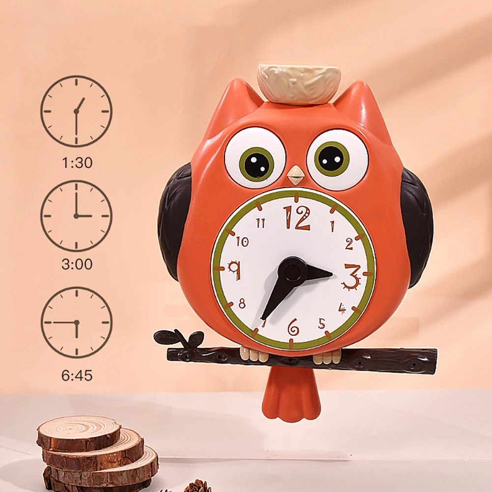 

Todder Shower Owl Clock Toy Bath Toy Water Play Early Educational Fun Cognitive Toy Suction Cup Birthday Gifts For Kids Children