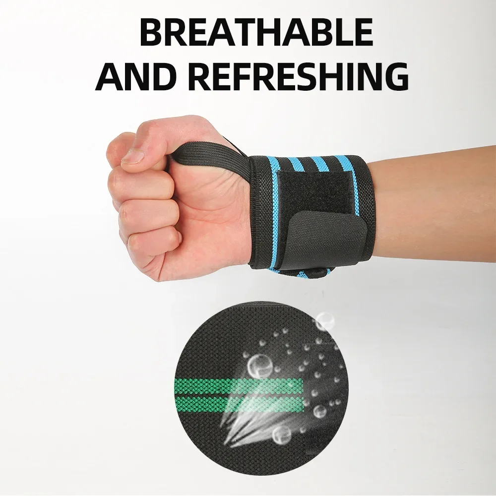 Guoftstars 1 Pcs Adjustable Wrist Straps,For Weightlifting ,Gym Training Sports Wristbands , For Crossfit, Strength Training