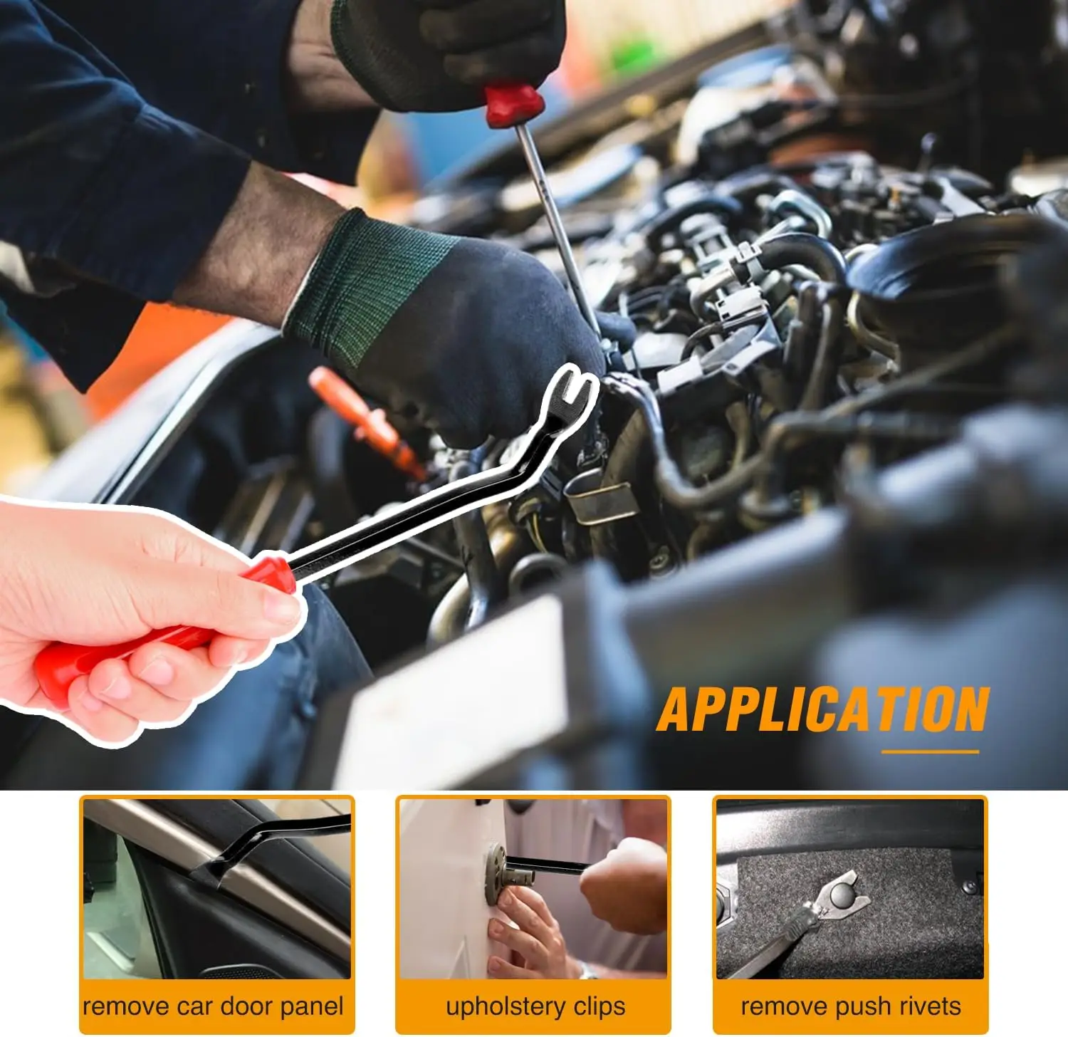 300/620Pcs Auto Fastener Clips Mixed Auto Befestigungen Tür Trim Panel Auto Stoßstange Niet Retainer Push-Motor Abdeckung fender Clip – Detail 7