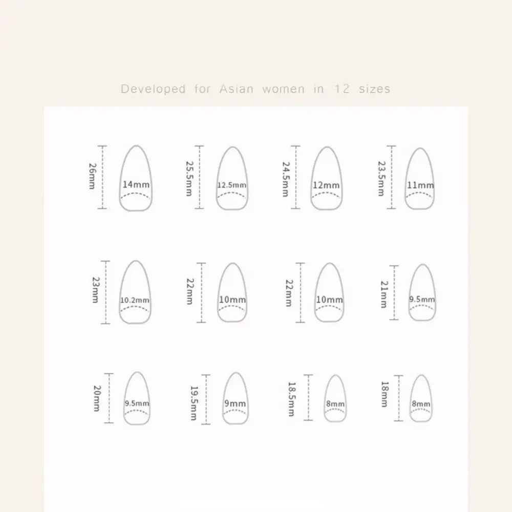 24pcs Manicure Long Almond False Nails French Bow Pearl Fake Nials Aurora Wave Flower Starburst Press on Nails DIY