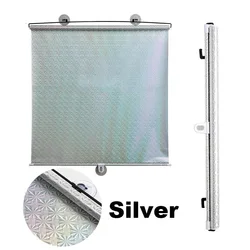 Versatile No - Nail Sunshade Curtains - 68x125cm (Silver)