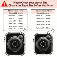 YAYUU Loop Straps For Apple Watch Band Ultra 2 49mm iwatch Series 10 9 8 7 6 SE 5 4 46mm 42mm 40-44mm 45-41mm G-hook sport strap - Image 6