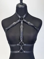 Ceintures de harnais punk tendance pour femmes, harnais de poitrine Harajuku, bretelles de corset, ceinture de taille pour femmes, accessoires vestimentaires gothiques 1