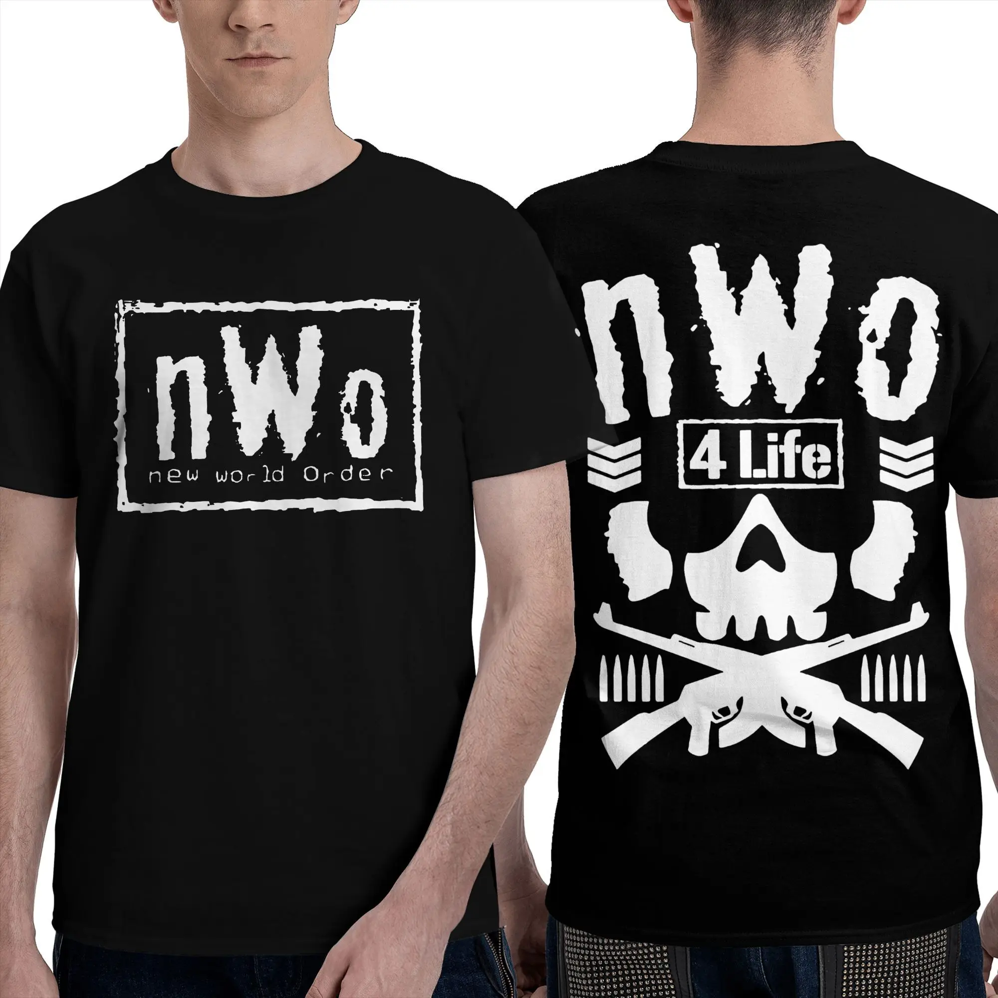Stylish Novelty Heels Graphic Crewneck Cotton T-Shirt, Unisex Short Sleeve, Double-Sided Print