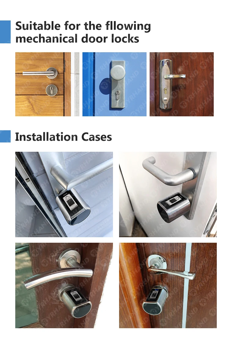 Ttlock Fingerprint Smart adjust Cylinder Lock password Biometric Electronic door