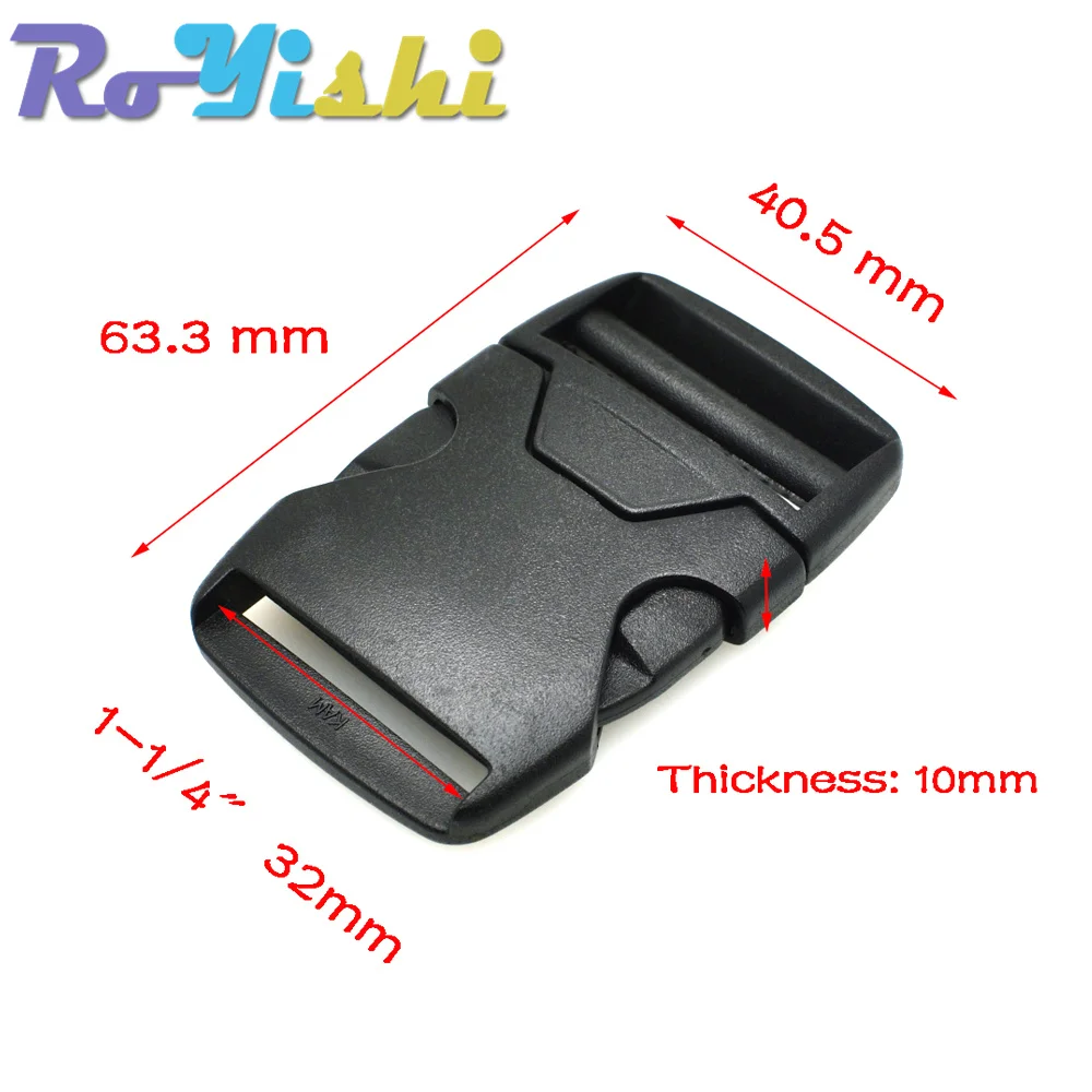Description Picture 6 of itemWebbing Plastic Side Release Bump Buckle for Backpack Straps Luggage Outdoor Sports Bag