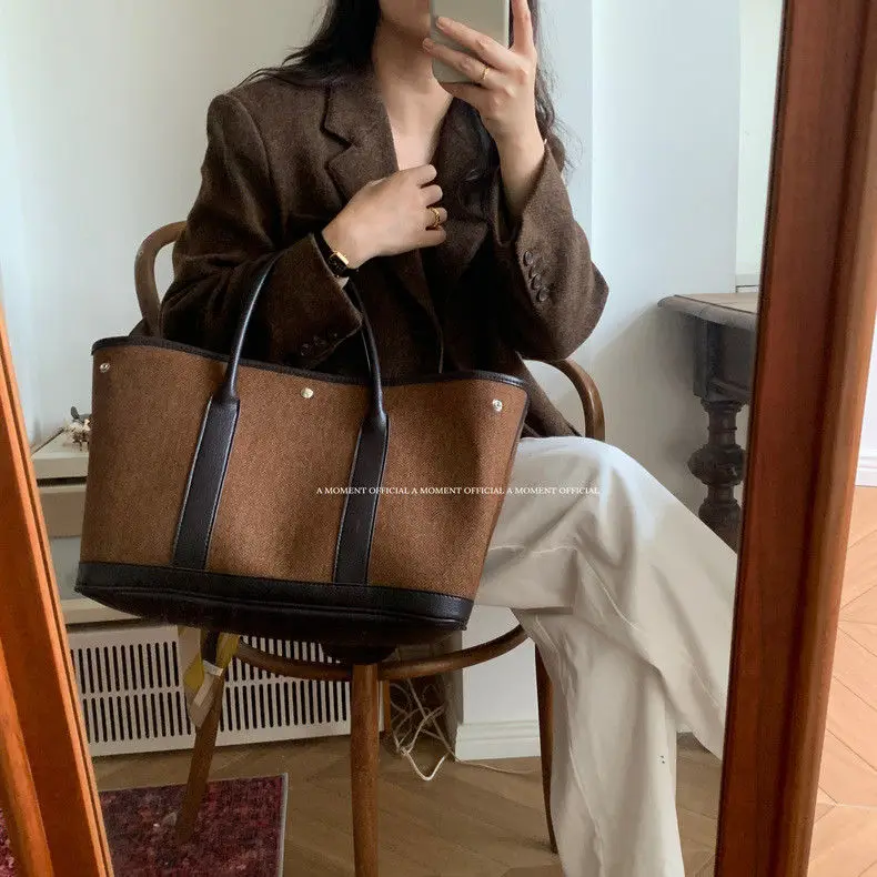 JIAERDI Retro Weave Tote Bag Women Holiday Straw Weaving Luxury Designer Bag Ladies Vintage Travel Shoulder Handbag 2025 New