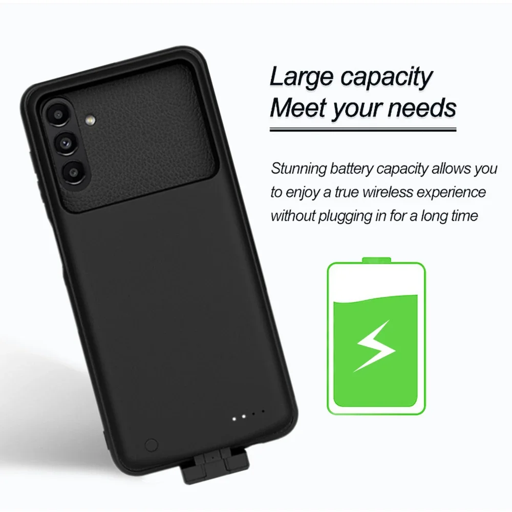 휴대용 충전기 커버, 삼성 갤럭시 A13 5G 배터리 케이스, 5000mAh 마그네틱 보조배터리 충전 커버