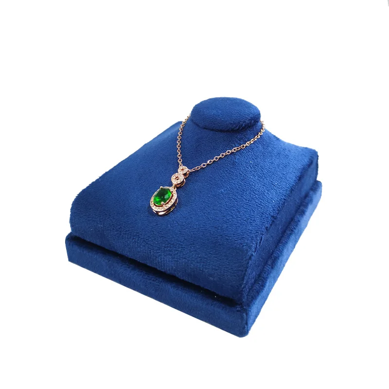 Mini Neck Portrait Model Jewelry Rack Pendant Necklace Showing Stand Jewelry Display Props for Jewelry Store Window Counter