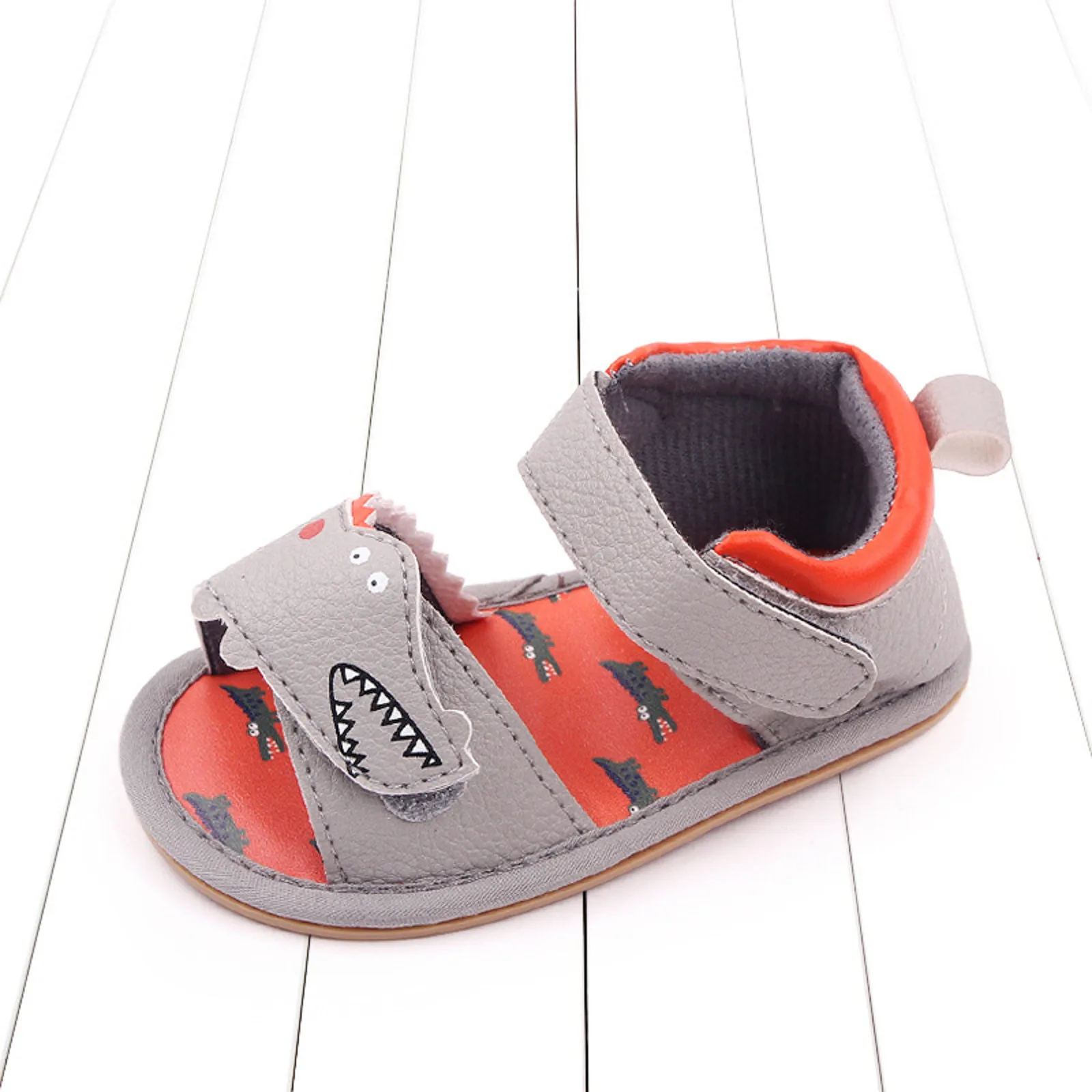 Baby Water Summer Kids Infant Toddler Shoes Boys Girls Sandals Open Toe Breathable Hook Loop Baby Boy Leather Slippers