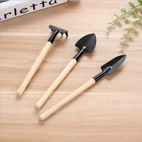 3 Pieces Small Gardening Hand Shovel Garden Trowel Transplanter Lightweight Comfortable Ergonomic Handle Gardening Tool 2
