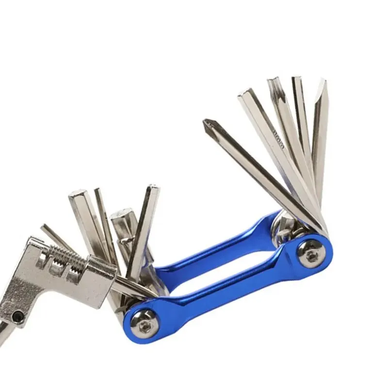 11 In 1 Bike Repair Tool Kit Portable Multifunctional For Outdoor Bicycle Cycling