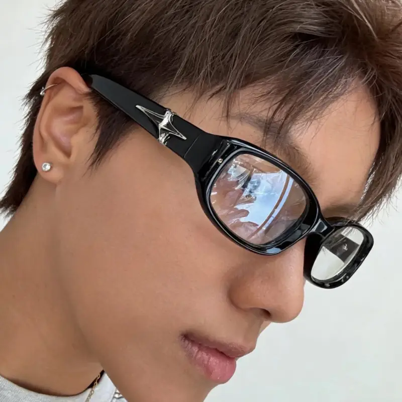 World Fashion Trend Oval Micro Curved Women's Sun glasses Leisure Travel Outdoor Cycling Sunscreen UV400 Men's Luxury Sunglasses - Image 4