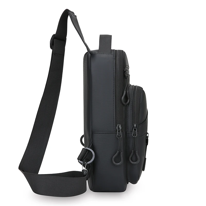 1 durable and wear-resistant chest bag - portable, crossbody bag, suitable for outdoor hiking, cycling, and trekking - adjustabl