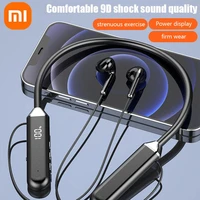 Xiaomi Neckband Wireless Connection Compatible 5.2 Headphone High Sound Quality Stereo Power Display Magnetic Bluetooth Earphone 1