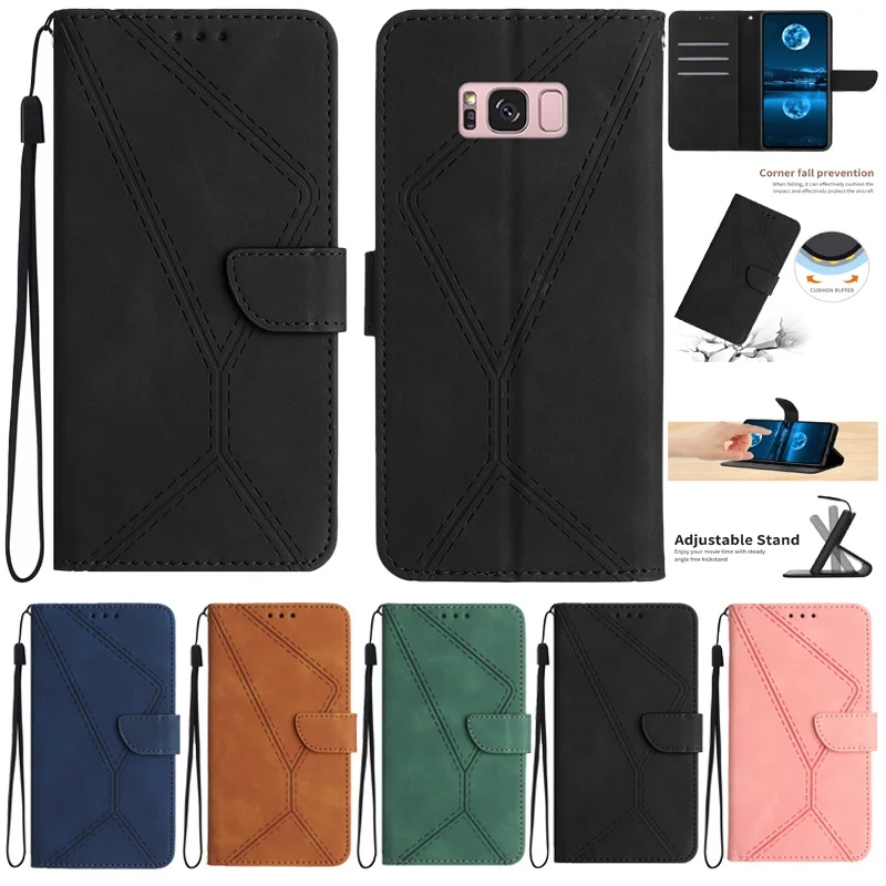 Per Samsung Galaxy S8 Plus Flip Case Samsung S8 + Fundas Per Samsung Galaxy S8Plus S 8 Plus Phone Capa Coque Cover Portafoglio In Pelle