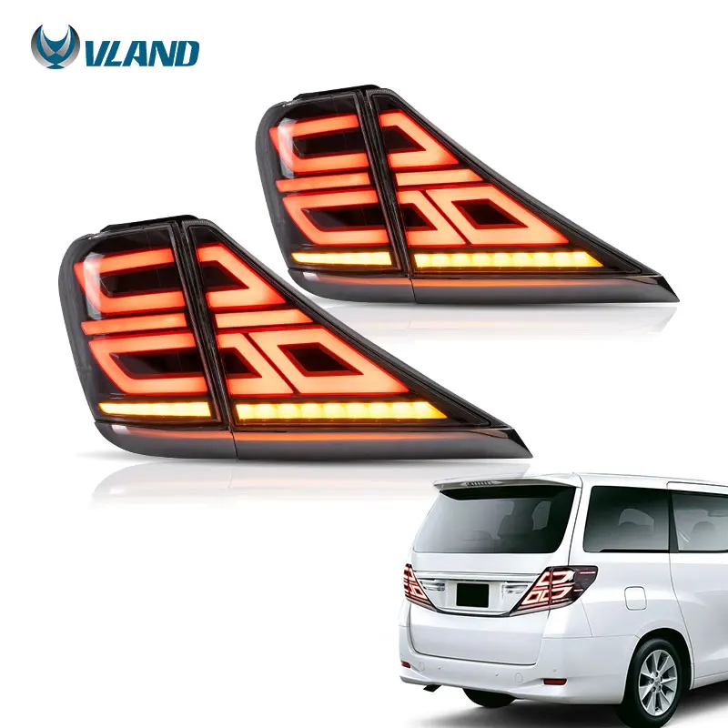 Accessori Per Auto Vland Indicatore Di Direzione Dinamico Lampada Posteriore Per Toyota Alphard 2007-2013 Gruppo Fanale Posteriore Per Alphard
