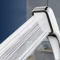 300 Holes Pressurized Showerhead Hand Hold Square Shower Head Water Saving Rainfall Spray Nozzle Bathroom Accessories 1