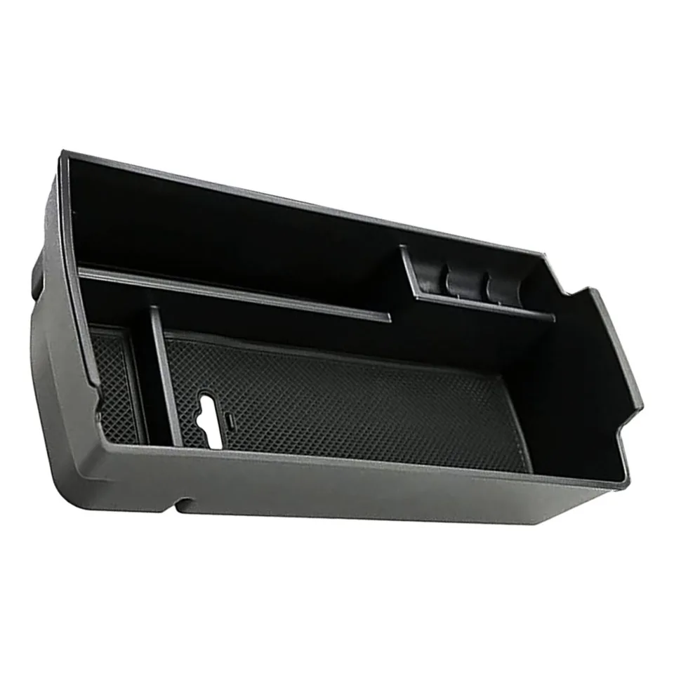 Couvercle Boîte à Gants/accoudoir Central Pour Peugeot 3008 4008 5008 508L - Rembourré Cuir PU - Noir - Protection Et Confort Appui-bras