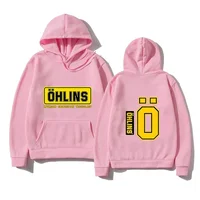 Autumn Winter Men Suspension Car Motorcycle Sport Racing Ohlins Shock Hoodies Long Sleeves Thermal Sweatshirt Ladies Unisex 2