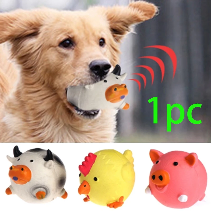 

Pet Interactive Toy Latex Scream Toy Squeak Dog Toys Bite Resistant Dog Toys Latex Squeak Squeaker Grinding Teeth Chew Training