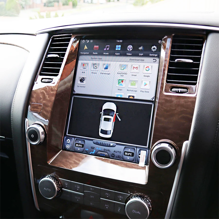 Tesla Android Screen Head Unit For Nissan Patrol/Royale/Armada/Y62 2010