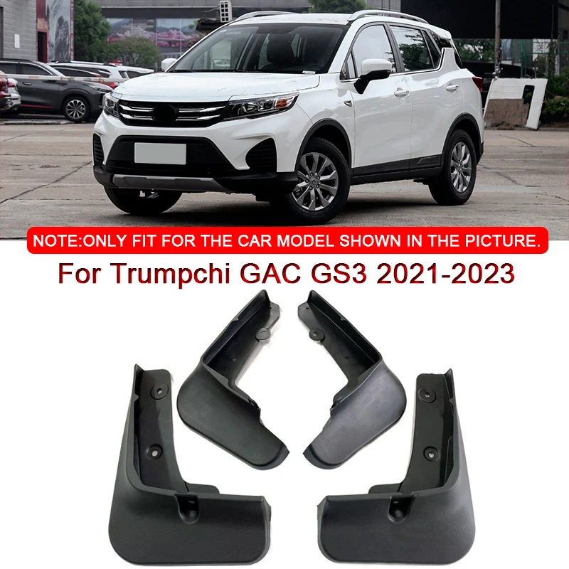 

Брызговики для автомобиля Trumpchi GAC GS3 2021-2023, брызговики из АБС-пластика, брызговики, брызговики, передние и задние брызговики, автомобильные аксессуары