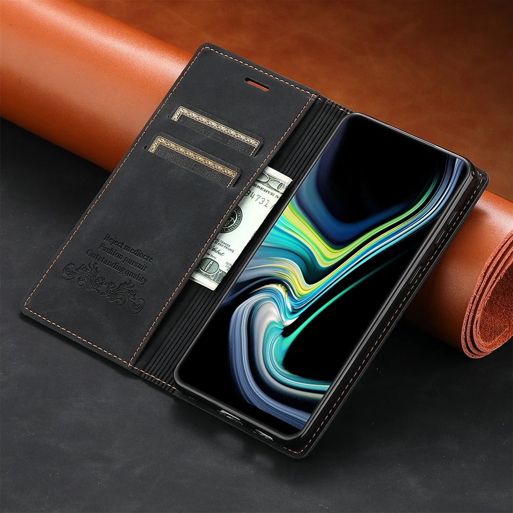 Wallet Leather Anti-fall Case For Sony Xperia 1 ii 2 5 8 10 iii Phone Cover For iPhone SE 6 6S 7 8 X XR XS 11 12 13 Pro Max