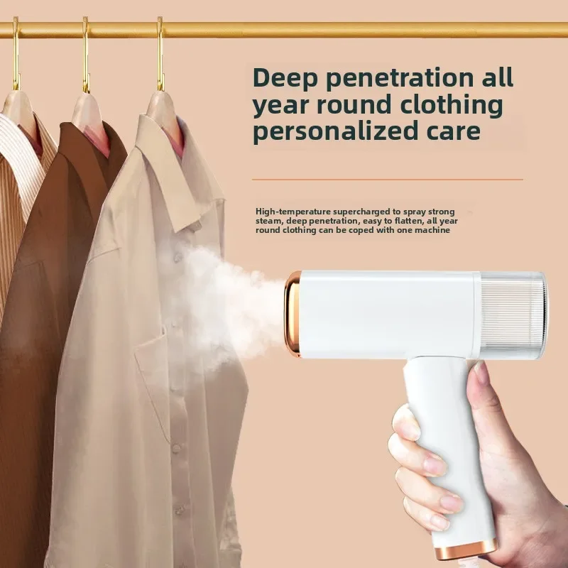 Description Picture 2 of itemHandheld Steam Hanging Iron Foldable Handle 1000W Fast Heating Iron Portable Dormitory Travel Travel Ironing Clothes Steam Brush