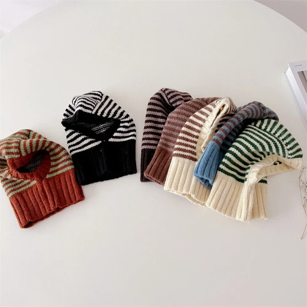 Winter Knit Scarf Hooded Balaclava Ear Protection