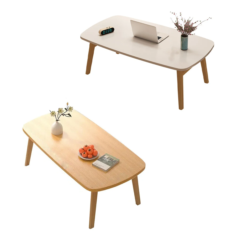 Klappbarer kleiner Couchtisch, Tatami-Fenster, niedriger Tisch, Balkontisch, zusammenklappbarer Mini-Schreibtisch aus Holz, Computertisch für das Heimbüro – Detail 19