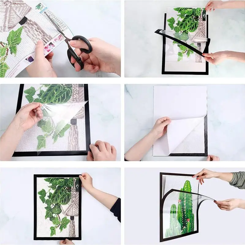 Sticker Diamond Painting Frame  Frames Diamond Painting Wall