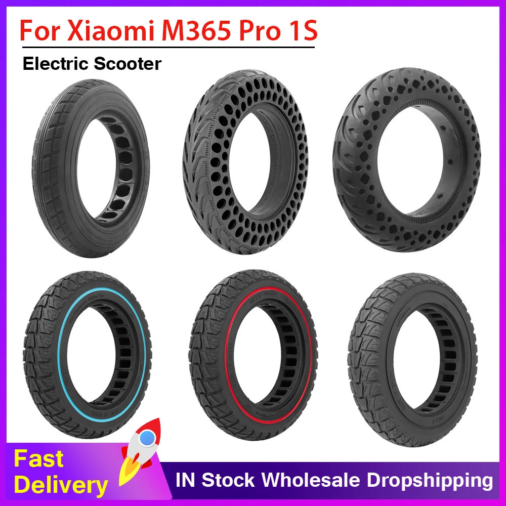 

10inch Tyre 10x2.0 Solid Tire Electric Scooter for Xiaomi Mi3 M365 Pro Pro2 1S Honeycomb Puncture Proof Non-Pneumatic Tires