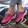 Women's Platform Shoes Waterproof Classic Color Outdoor Hiking Shoes Fashionable Anti Slip Casual Low Top Camping Women Sneakers 1