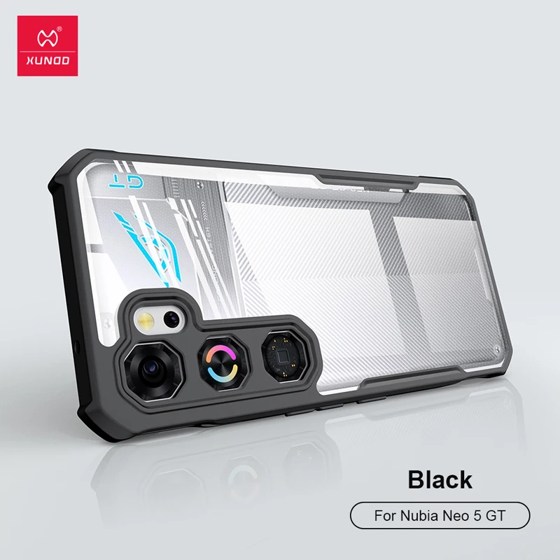 Enhanced Shockproof Transparent Phone Case with XUNDD Airbag Protection