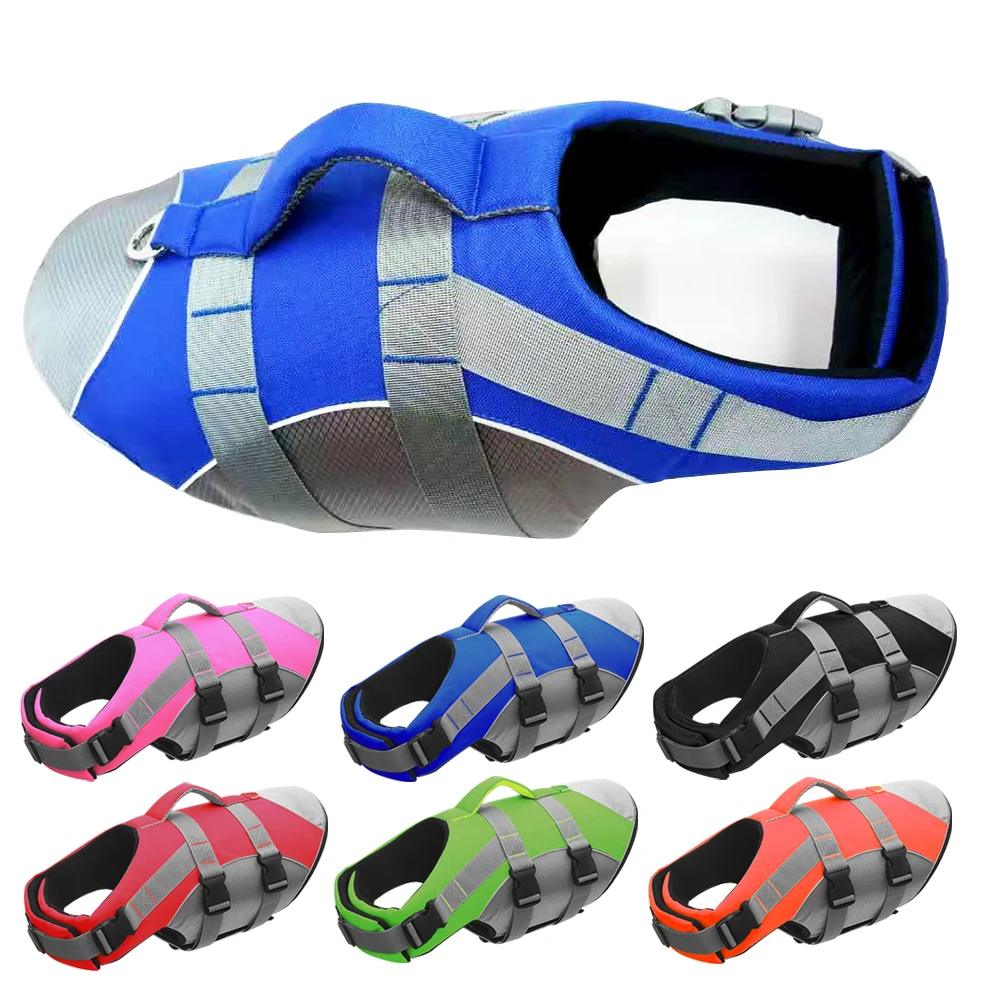 Summer Puppy Dog Life Jacket for Small Medium Dogs Reflective Pet Life Harness Vest Swim Suit French Bulldog Clothes Clothing