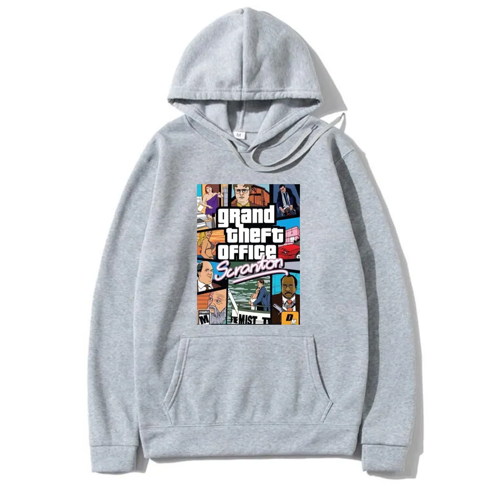 Funny Dwight Schrute The Office Hoodie Men Women Tv Series Michael Scott Jim Mifflin Scranton Hoodies Man Harajuku Sweatshirt